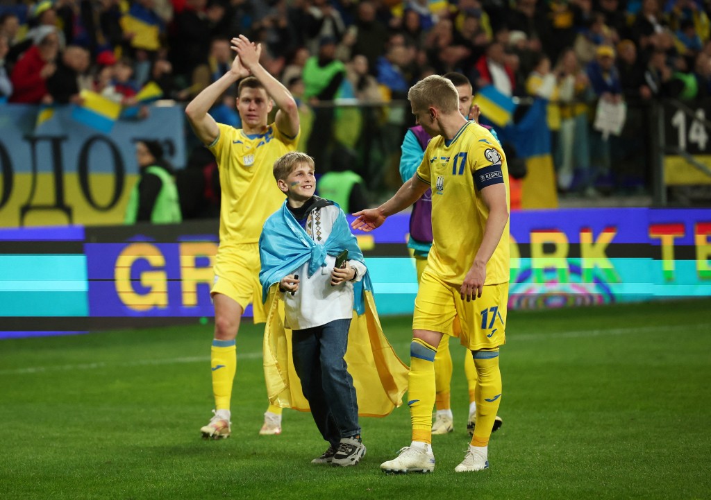 烏克蘭反勝入決賽周。Reuters
