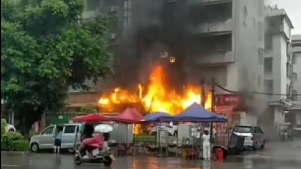 廣西梧州居民樓大火 5人死亡—有片