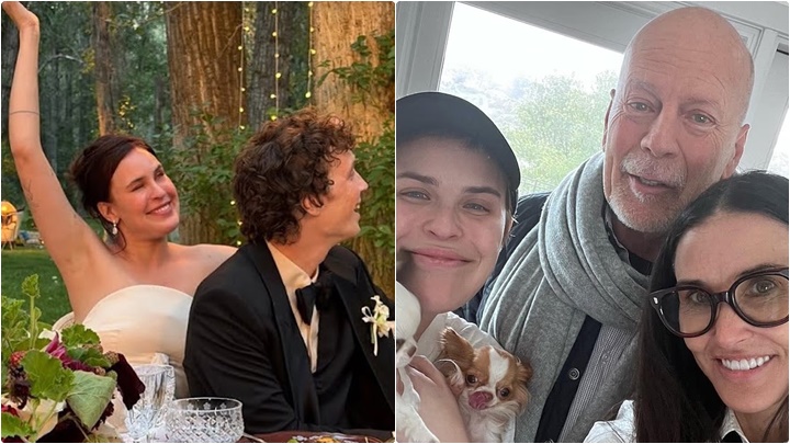 狄美摩亞細女嫁音樂人  父親布斯韋利士因病缺席婚禮