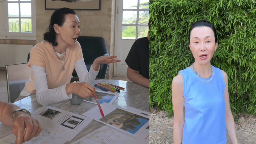 影后張曼玉法國萬呎巨型花園大公開  佔地極廣環境優美  工程規模龐大預告將設豪華露營區