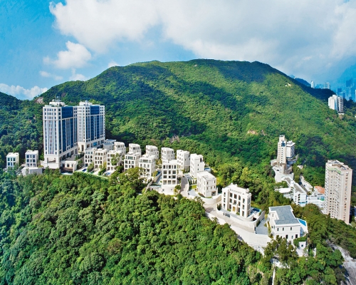 山頂MOUNT NICHOLSON高層戶，成交呎價達十四萬零八百元，創亞洲分層戶新高。