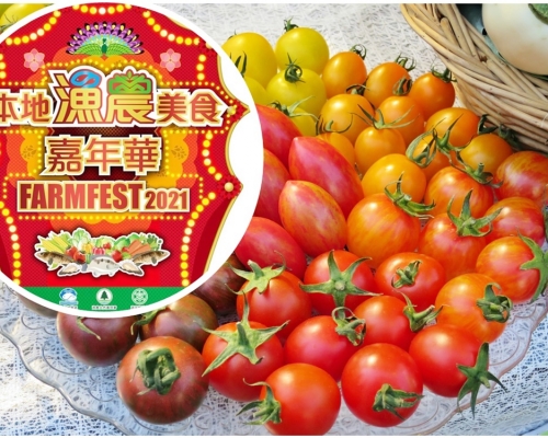 網上嘉年華售賣的多款本地小果番茄（俗稱車厘茄）。
