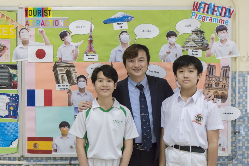 聖若瑟英文小學鄭德明校長（圖片來源：受訪者提供）