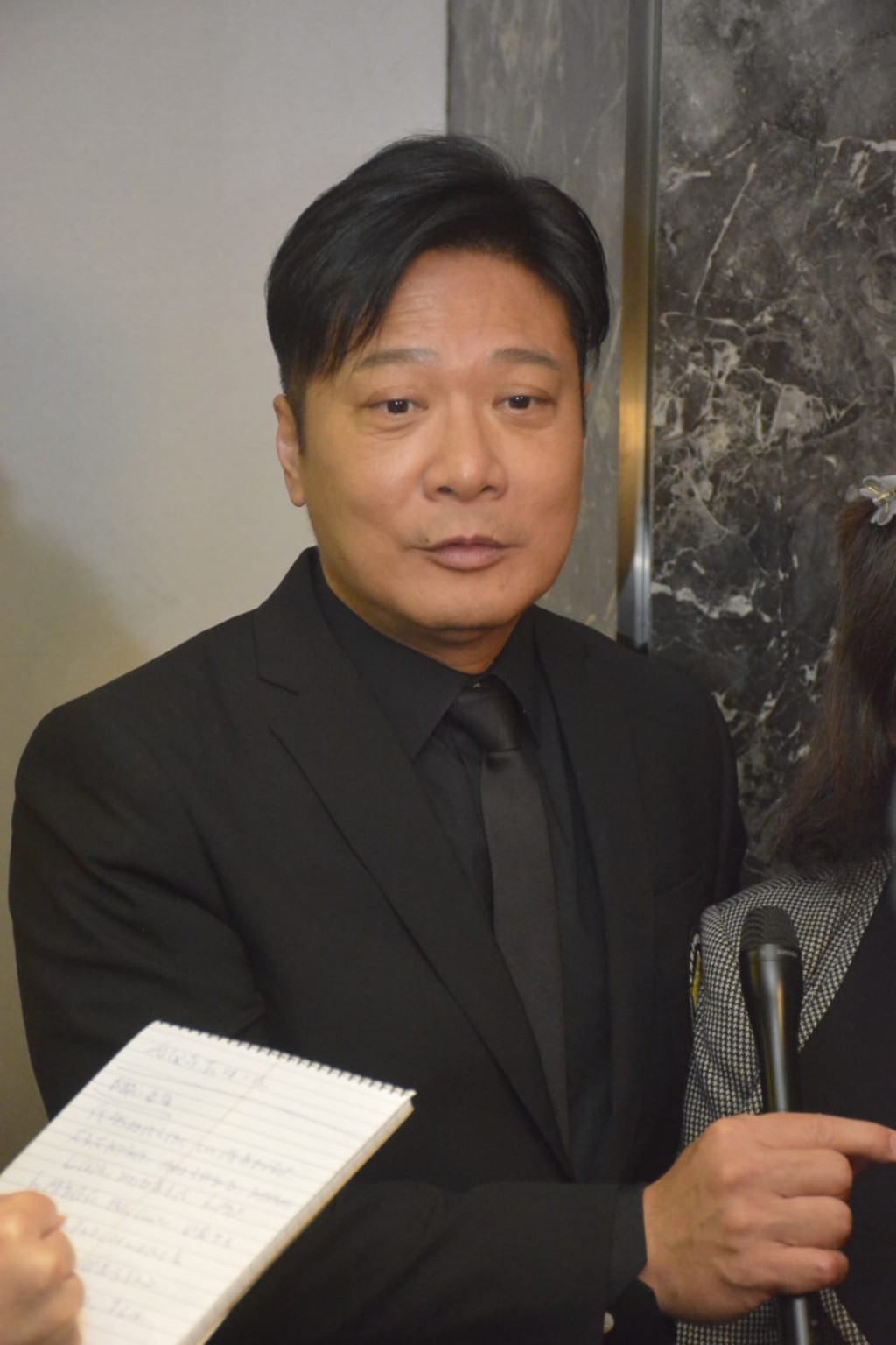 代表香港動作特技演員公會出席的錢嘉樂,透露追思會費用由公會負責。