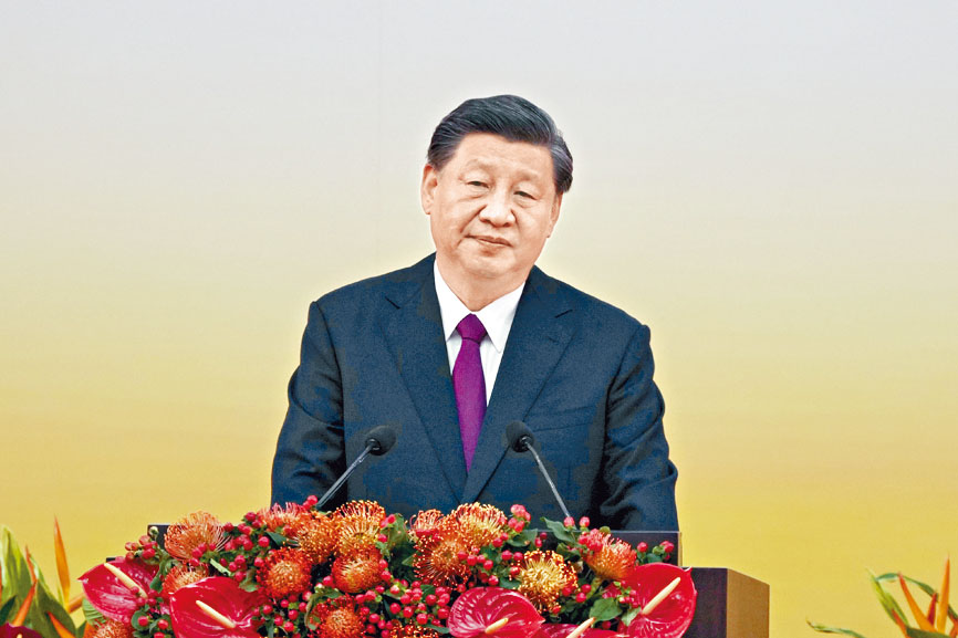 教育局今日起向學校派發國家主席習近平七一講話的單行本。