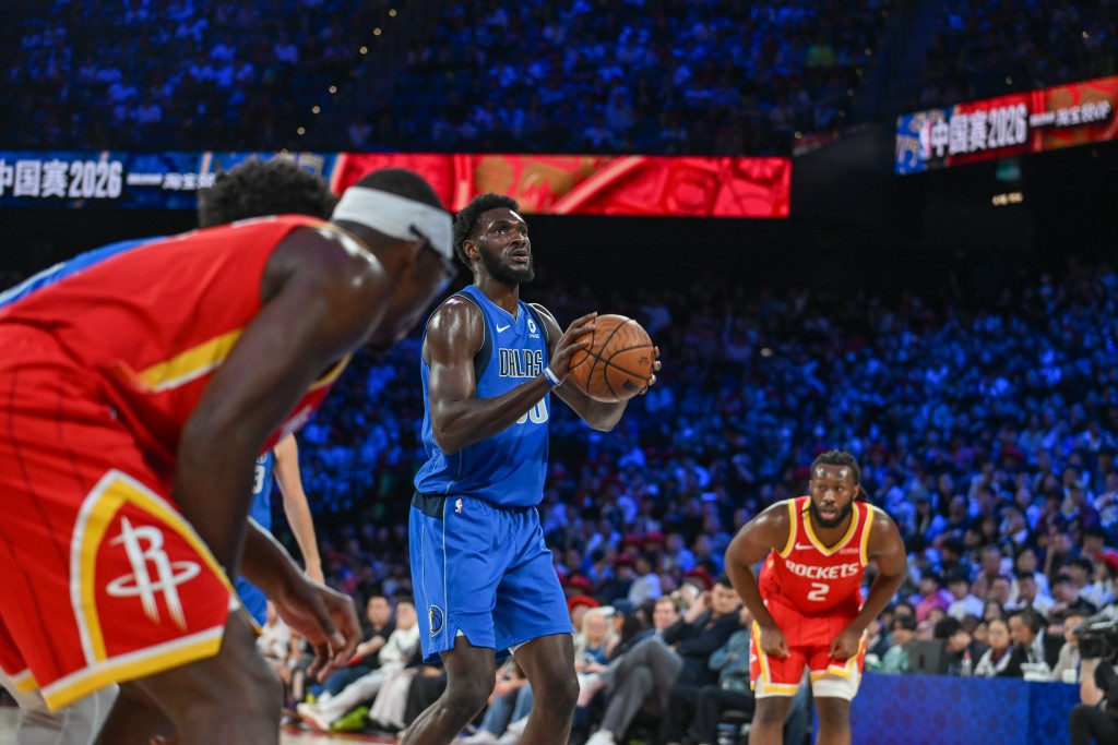 NBA中国赛独行侠vs火箭。魏国谦摄