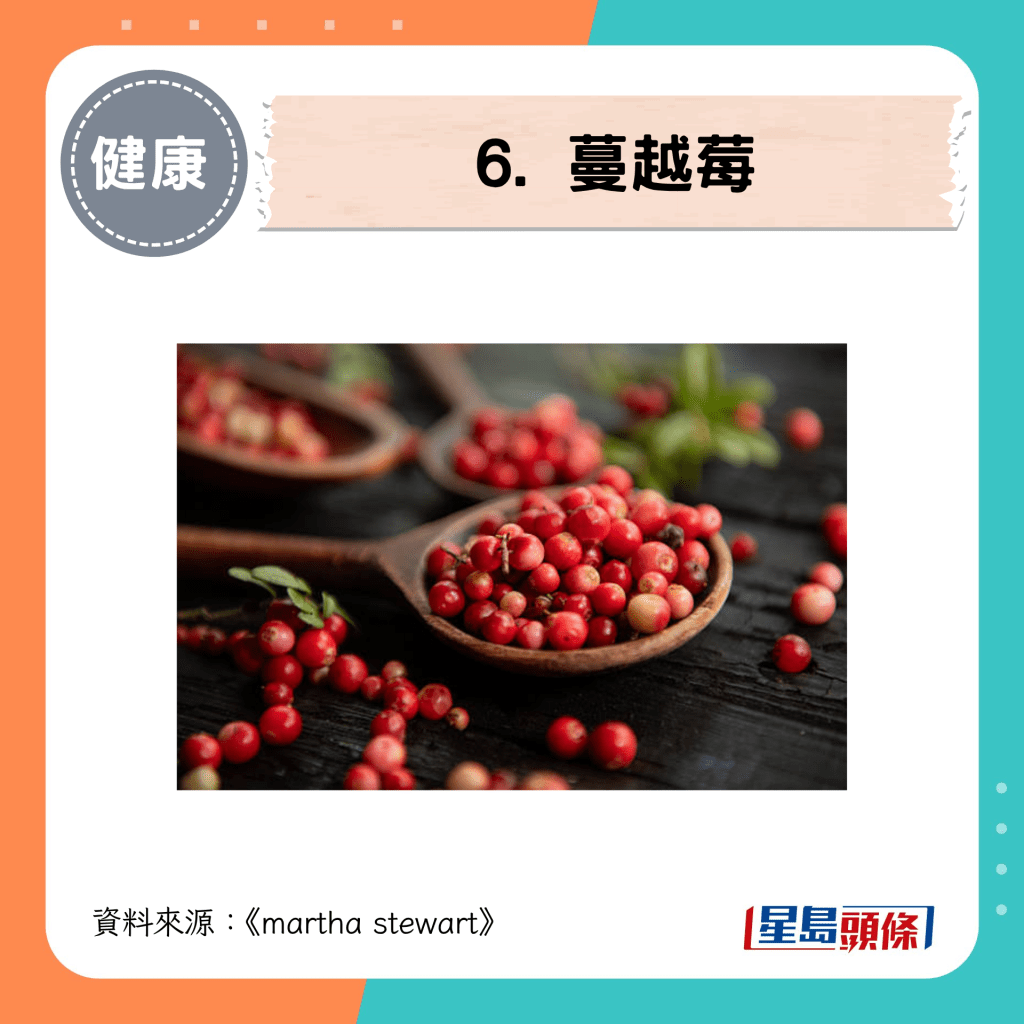 6. 蔓越莓 6. 蔓越莓