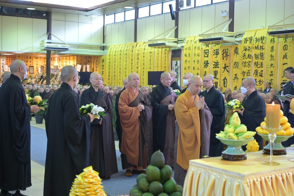 中國佛教協會代表致祭。 