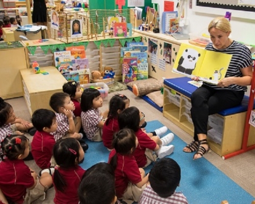 青衣英基幼稚園宣佈停課。網上圖片