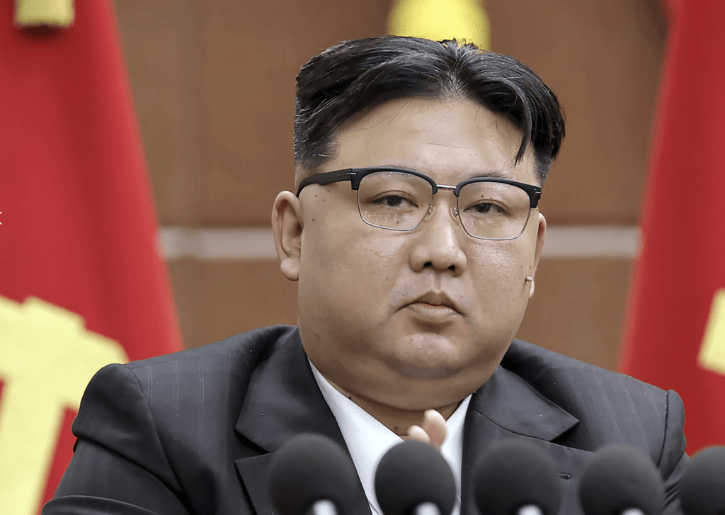 北韩领导人金正恩。美联社