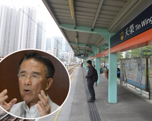 田北辰(小圖)批評沉降標準放寬如無極限，又指「降到窗口變門口都當無事」。 資料圖片