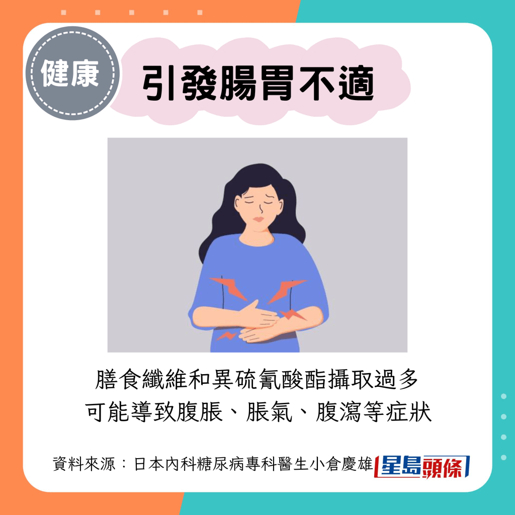 1. 引发肠胃不适