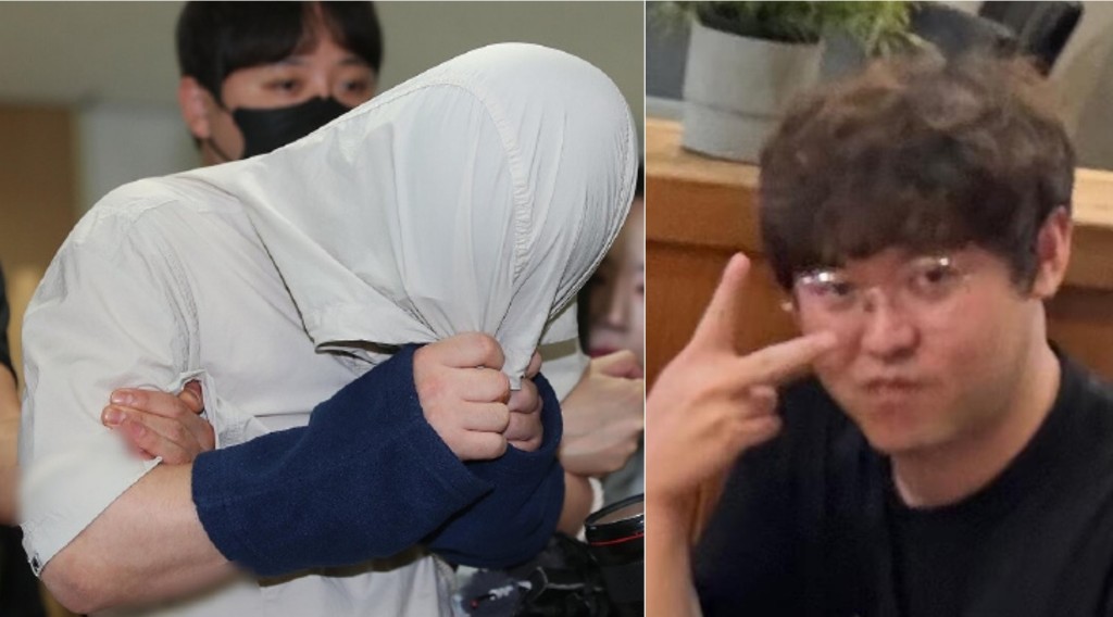 中國25歲女研究生於南韓遭痛下毒手，圖為兇手像。微博