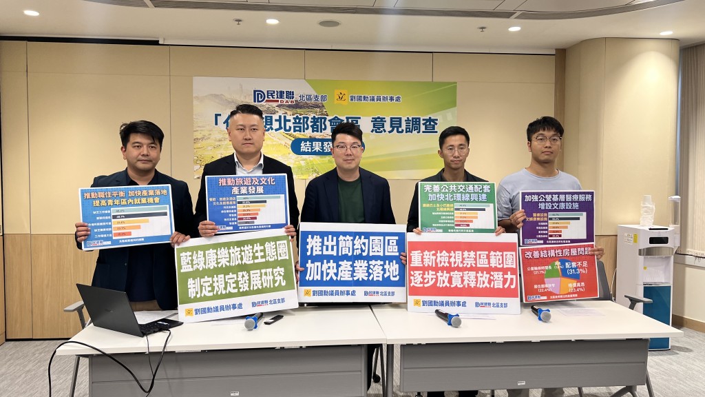 北都|48%受訪者憂欠工作機會 劉國勳倡推「簡約園區」加快產業落地。