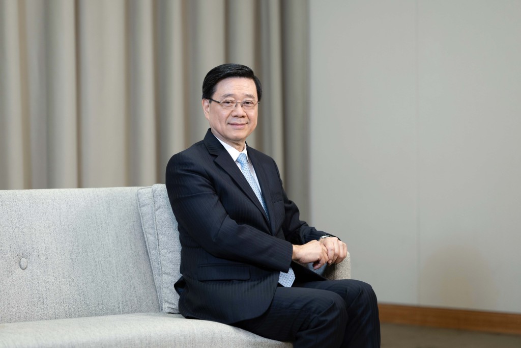 行政長官李家超。 行政長官李家超。