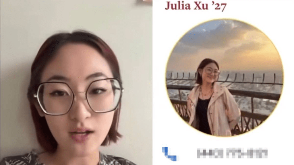 華裔女生主張恢復政治暗殺惹眾怒。IG@glkcs