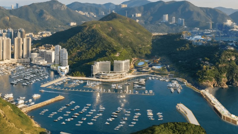 政府擬擴建香港仔避風塘，並增加私人遊艇泊位及配套以推動遊艇旅遊。區議會文件截圖