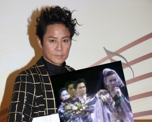 傑仔以《愛將》舞台照悼念師父梅姐。