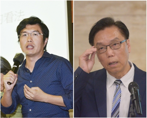黃成智（右）、區諾軒。