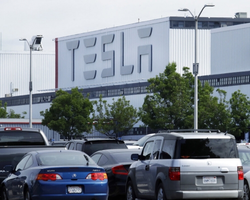 電動車製造商Tesla。AP