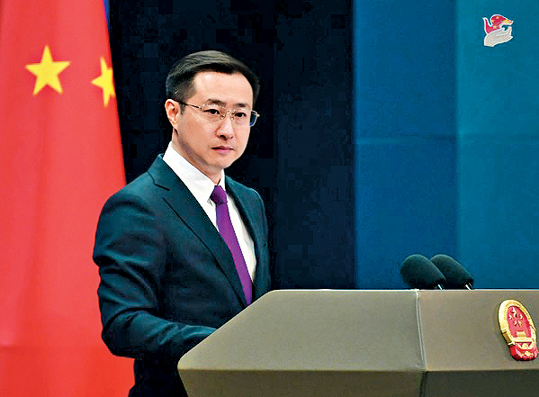 中國外交部發言人林劍。