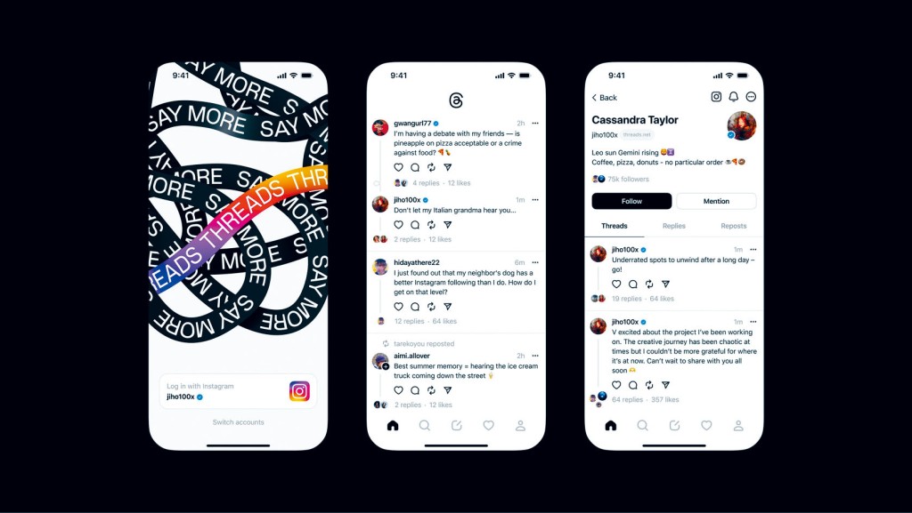 Meta周四推出全新應用程式Threads,繁體中文版也已同步上綫。