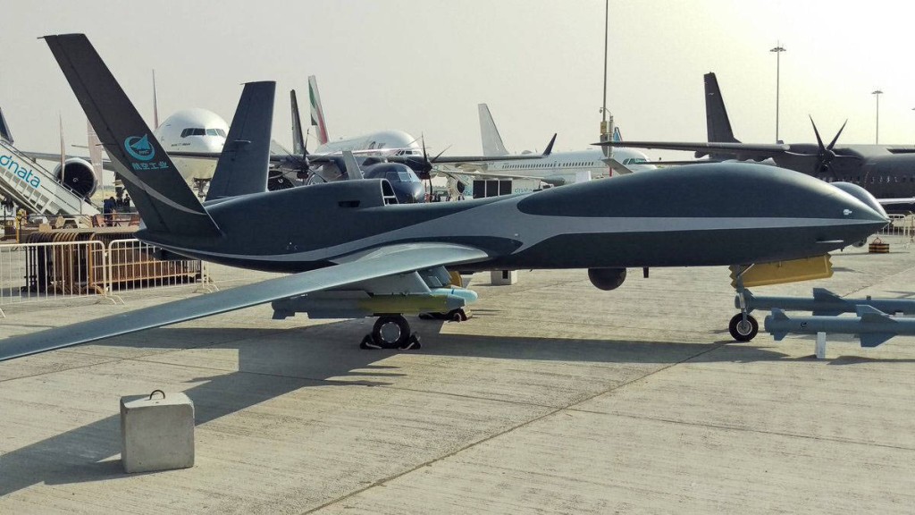中国「无侦10」无人机曾在珠海航展展出。