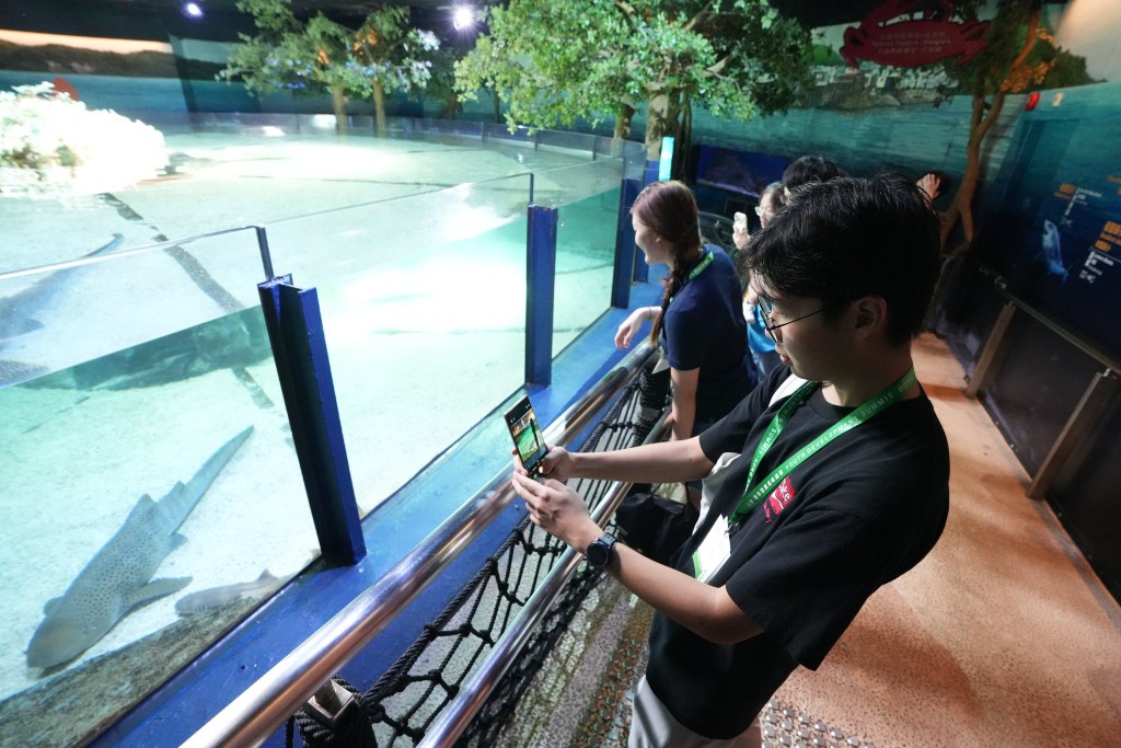 他們亦了解到海洋公園保育方面工作。