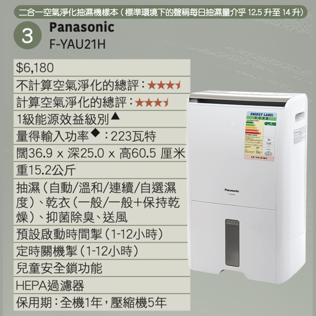 Panasonic F-YAU21H
