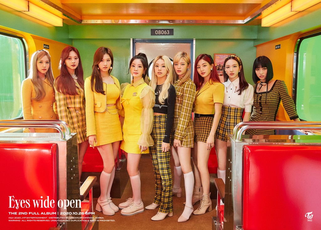 15年出道的TWICE上月推出新歌《I CAN'T STOP ME》。