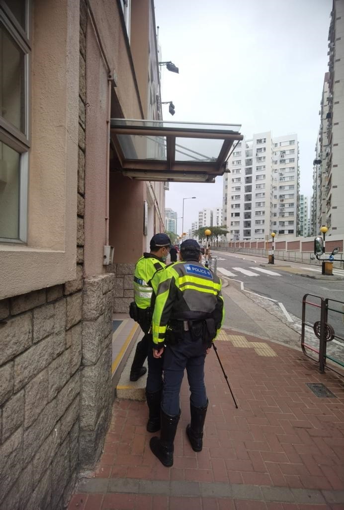 警方在西九龍交通黑點嚴打違例。圖：警方提供 