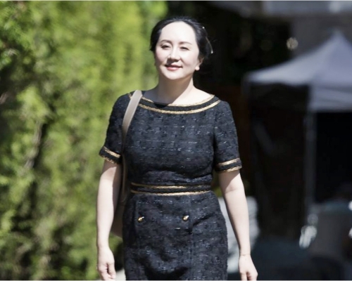 華為首席財務官孟晚舟今再度上庭,反對美國引渡。AP資料圖片