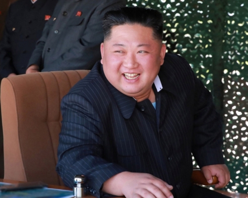 金正恩指導前線防禦部隊火力打擊訓練。AP