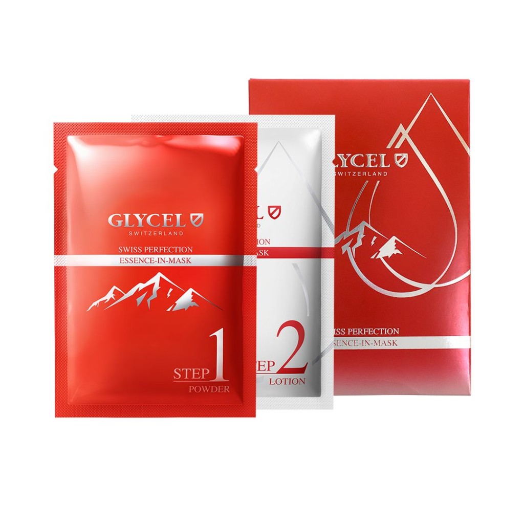 Glycel冰川二重修護面膜匯聚瑞士「生命之水」與珍罕資源，直入滲透肌底帶來全新冰「齡」體驗。
