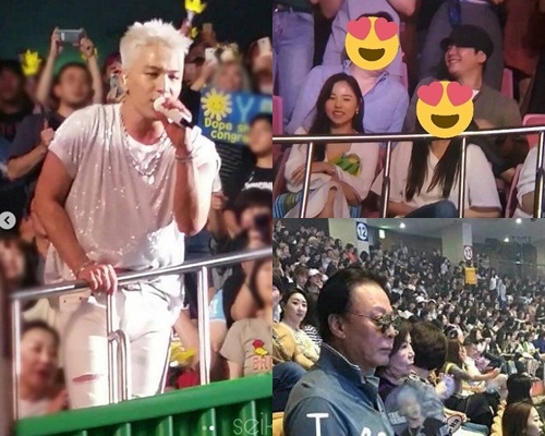 太陽在首爾第二晚開騷，女友閔孝琳、社長梁鉉錫、GD父母都有來撐場。