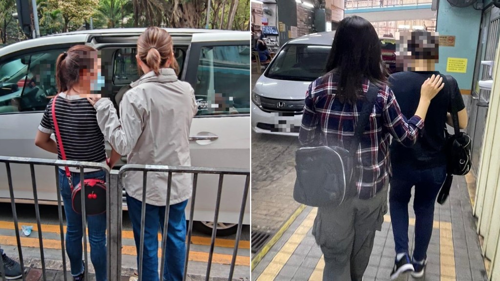 警方觀塘掃黃打擊按摩院 拘兩本地女。警方圖片
