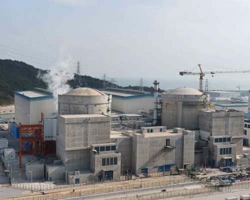 陽江核電站發生0級偏差事件。 陽江核電站網站圖