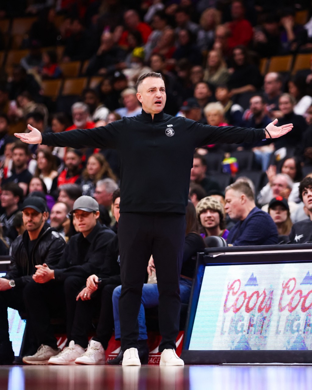 世界隊教練拉也高域治。法新社 世界隊教練拉也高域治。法新社