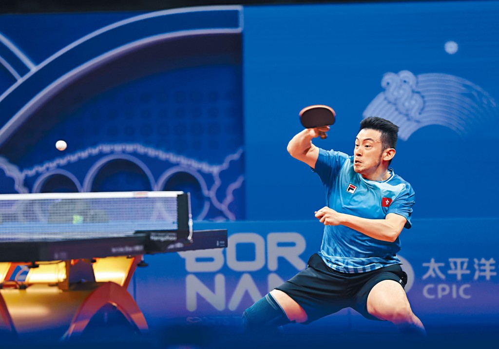 黃鎮廷冀望憑超級拼勁，挑戰國家隊球手王楚欽。