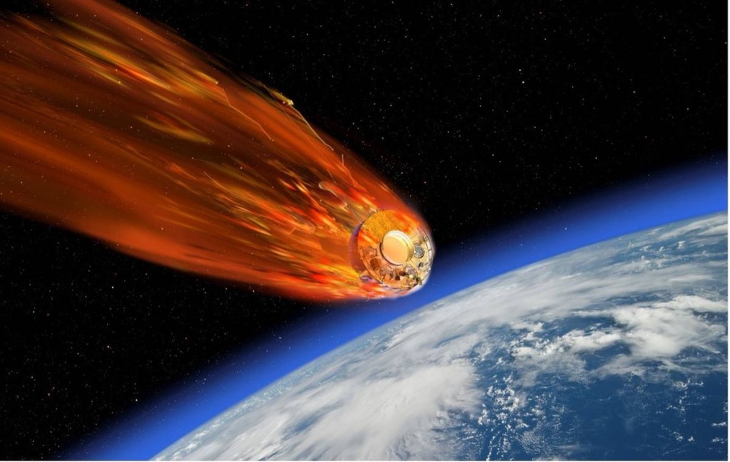 金星9A进入大气层模拟图。 科技时报