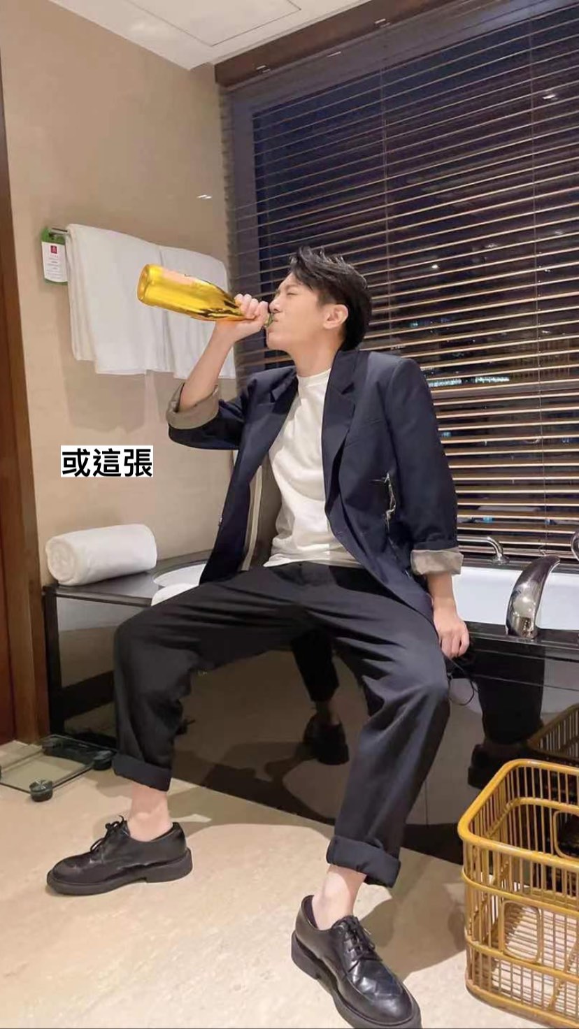 韋禮安自隊一大支酒。