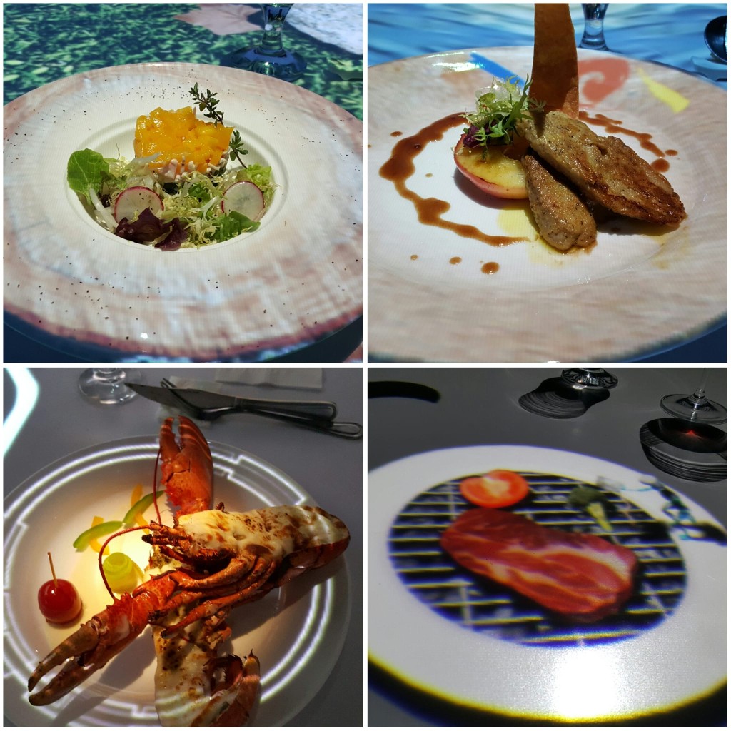 麥子雲曾為某私房菜製作3D投影動畫，讓食客同時享受味覺與視覺的盛宴。