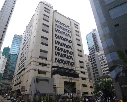 上環市政大廈有男子倒斃。資料圖片