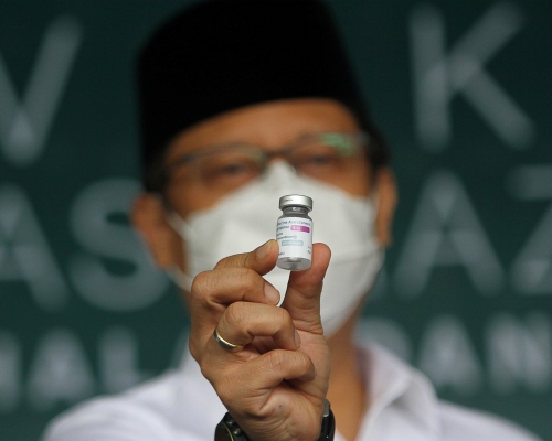 布迪表示，印尼是穆斯林人口最多的國家，生產的疫苗保證能符合清真認證。路透社資料圖片