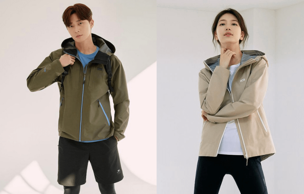 Gore-Tex連帽外套設計簡約,卻在拉鏈細節用上撞色的設計,為外套帶來搶眼的焦點。