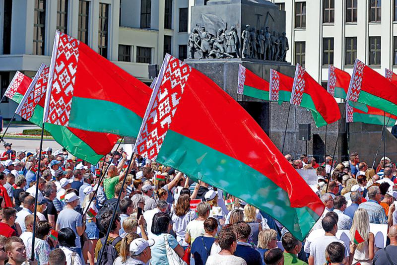 白俄羅斯也曾發生顏色革命。