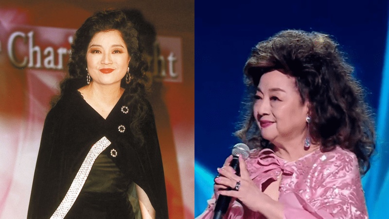 76歲徐小鳳歎大閘蟹飲紅酒罕現身  養尊處優致明顯幸福肥  招牌髮型有變化不拘小節