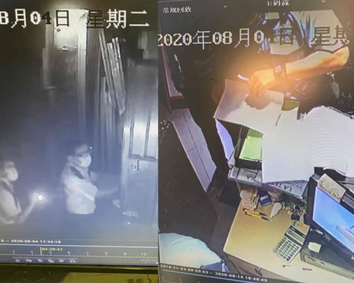 有食店指控警員闖入搜查店內物品。La Tessa圖片