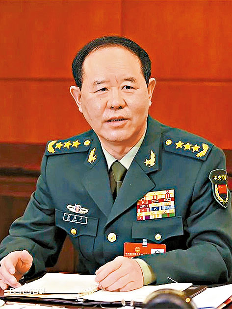 中央军委联合参谋部参谋长刘振立。