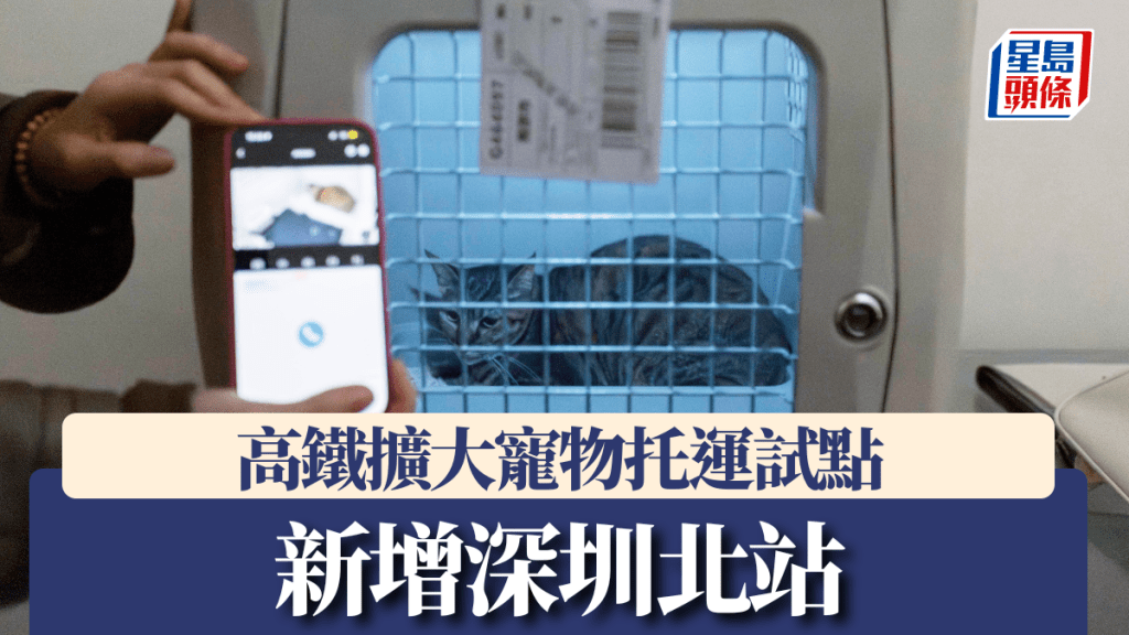 高鐵擴大寵物托運試點，新增深圳北站。新華社